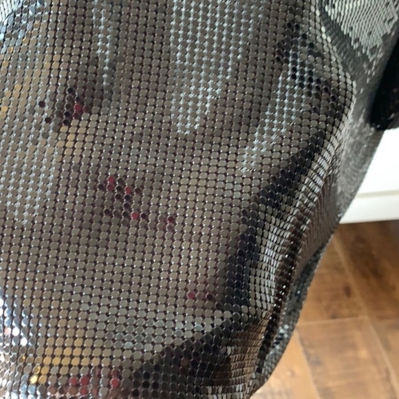 Circa Chanel 2008 Runway Sequin Black Silk top Sz 38 - Picture 8 of 13